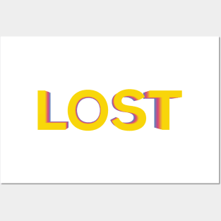 LOST (text) Posters and Art